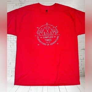 Simpler Times Purveyors Of Adventure T-Shirt Unisex Large NWOT